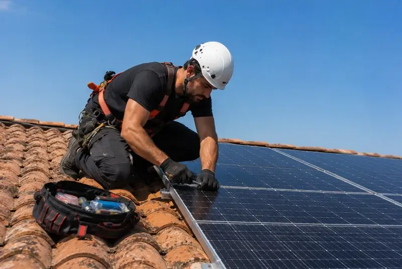 Maintenance et monitoring de panneaux solaires à Sorgues